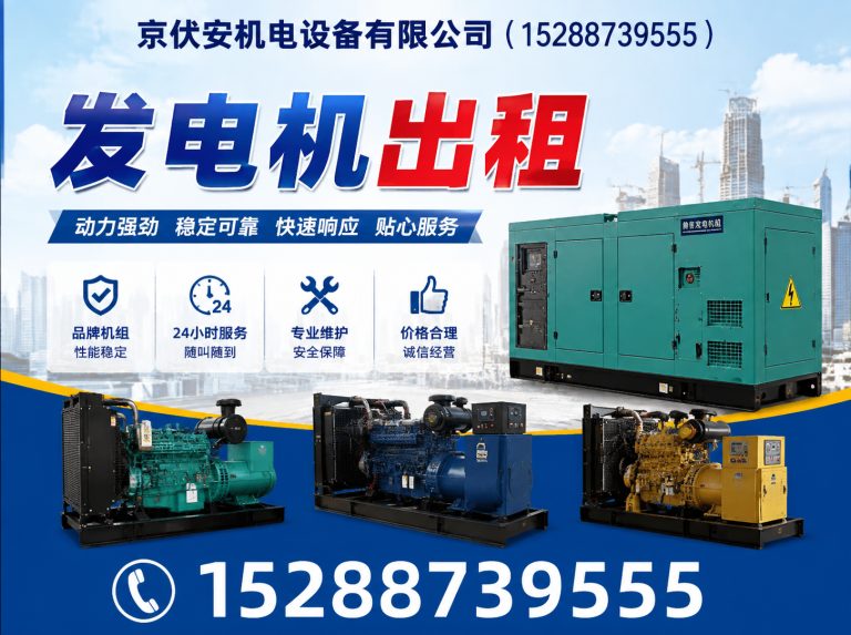 泸州柴油发电机组出租展示图