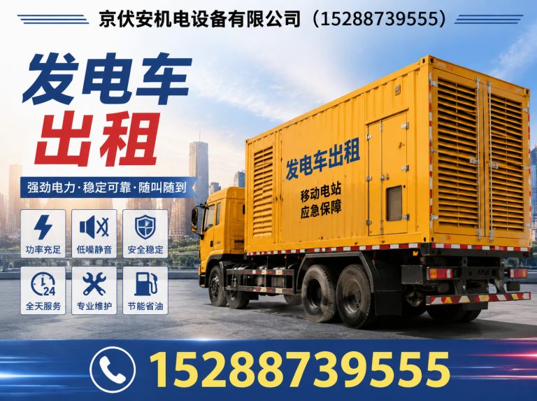 泸州静音发电车租赁展示图